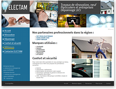 Site web pour Artisan Electricien